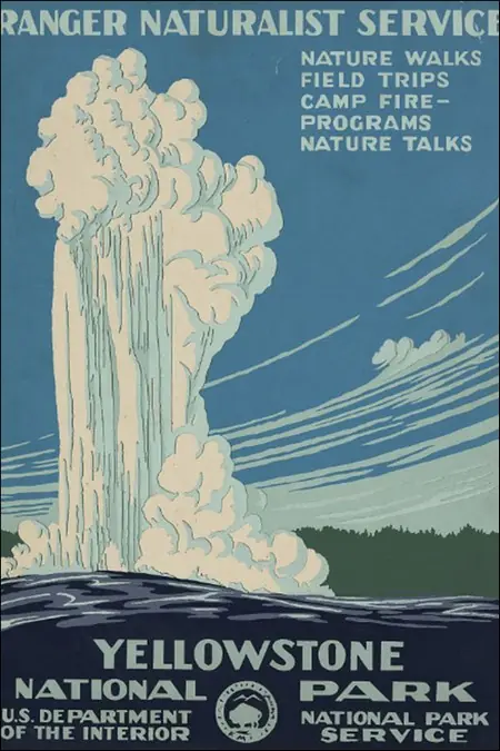 Реклама Йеллоустонского национального парка