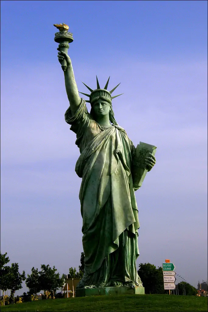 Статуя Свободы в Кольмаре, Франция
