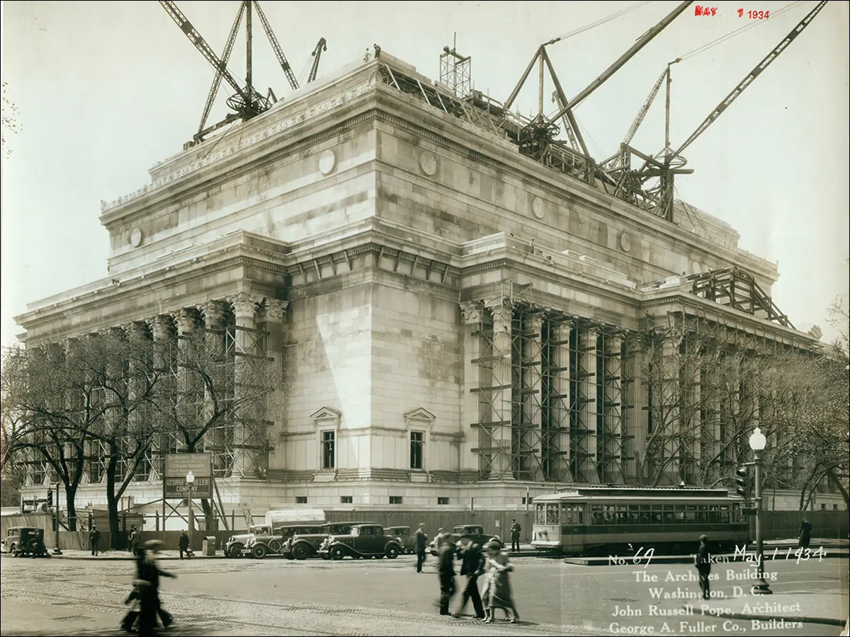 Строительство здания Национального архива