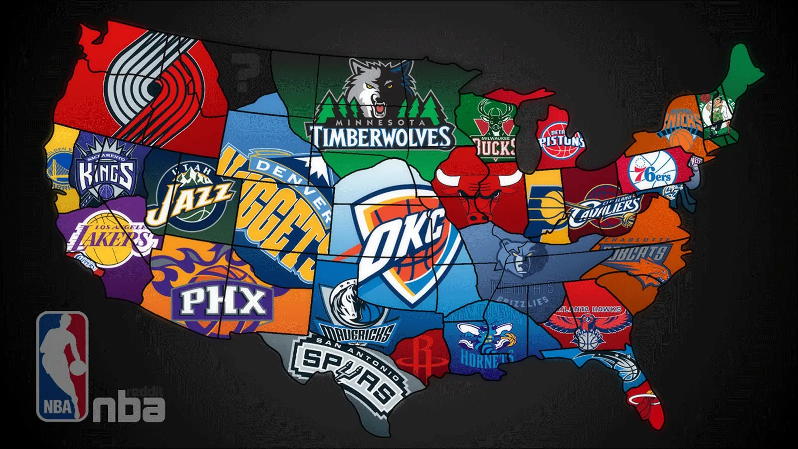 Карта NBA