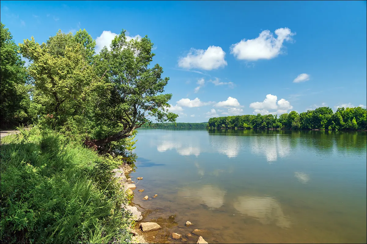 Река Теннесси на севере Алабамы