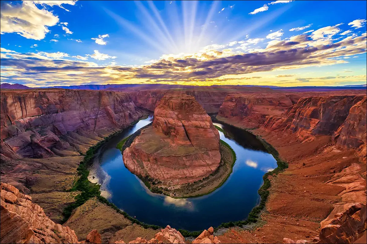 Излучина реки Колорадо в Аризоне