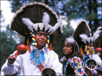 Танцоры народа зуни в Аризоне