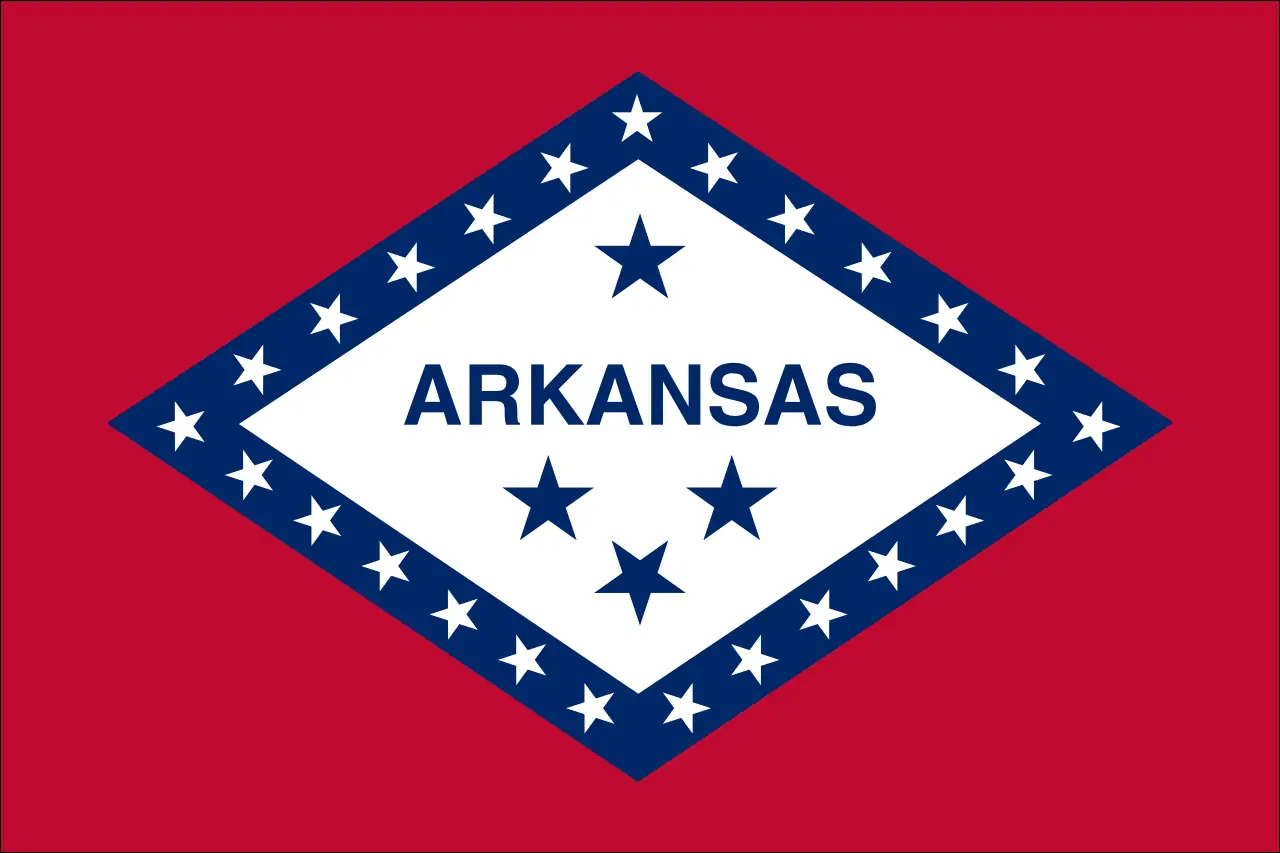 Флаг штата Арканзас