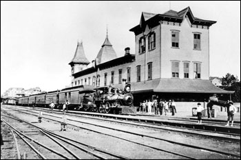 Вокзал в Литл-Роке, Арканзас, 1890 год