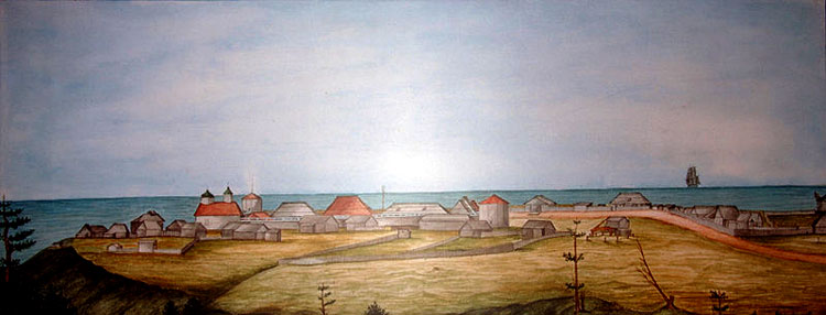 Форт-Росс в 1841 году