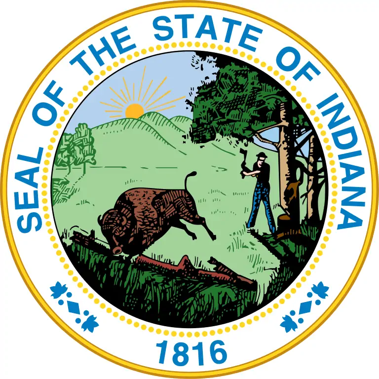 Герб штата Индиана