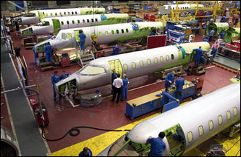 Завод Learjet в Канзасе