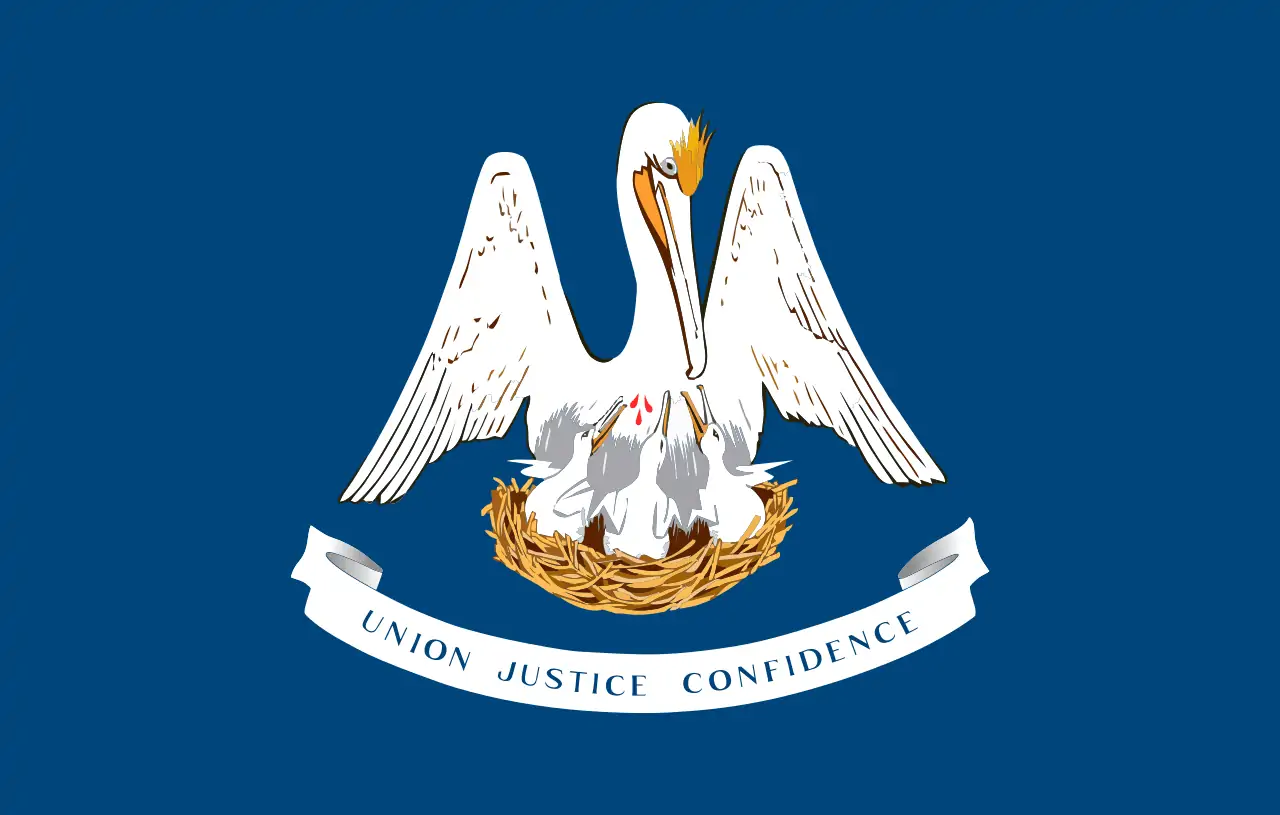 Флаг штата Луизиана