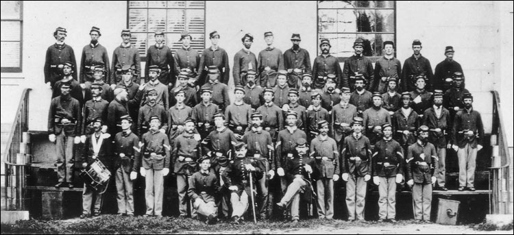 Солдаты штата Мэн в Огасте, 1865