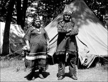 Индейцы пенобскот, Портленд, 1920