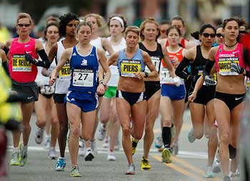 Бостонский марафон, штат Массачусетс, США