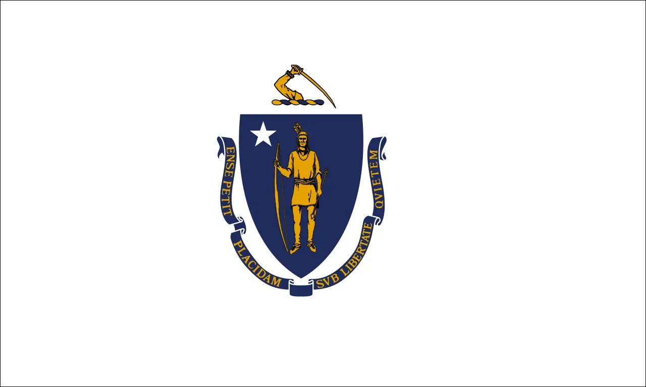 Флаг штата Массачусетс