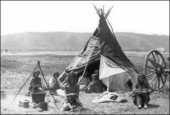 Индейцы в Монтане, 1881