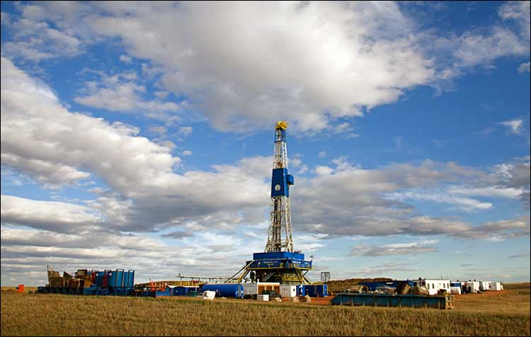 Нефтяная вышка в Северной Дакоте