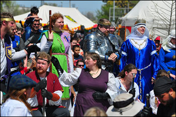 Средневековый фестиваль в Оклахоме