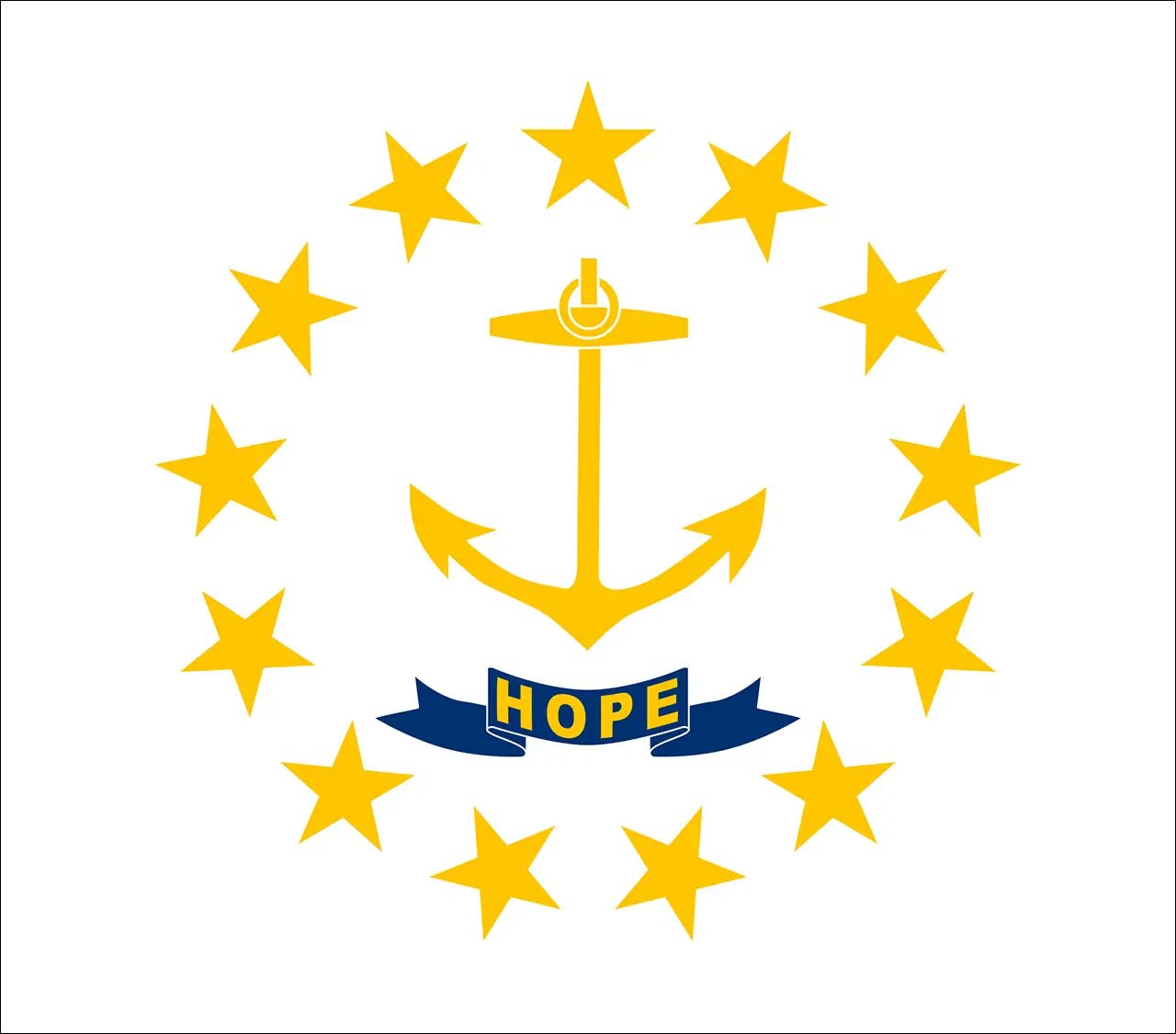 Флаг штата Род-Айленд