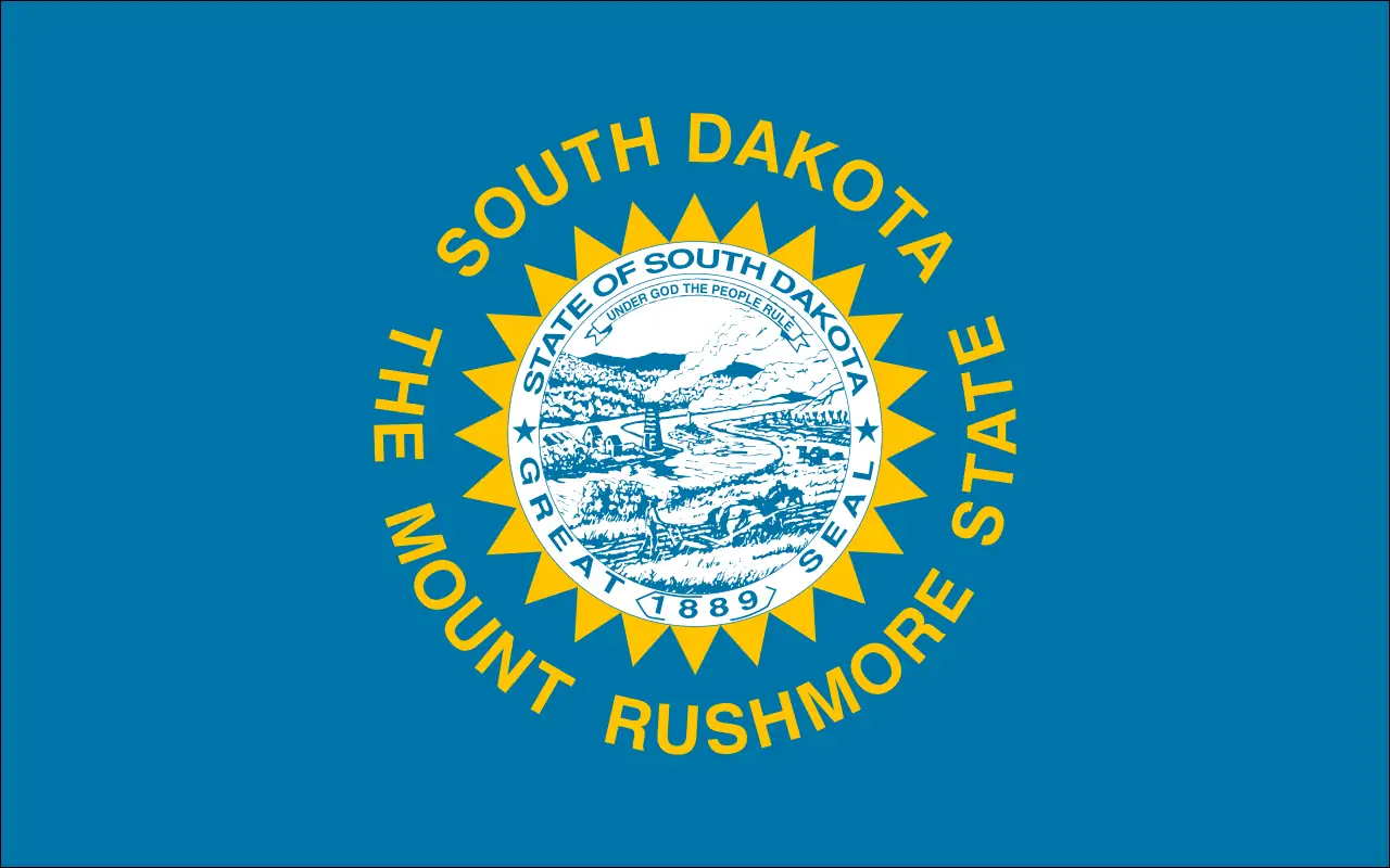 Флаг штата Южная Дакота