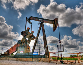 Нефтяной насос в Техасе