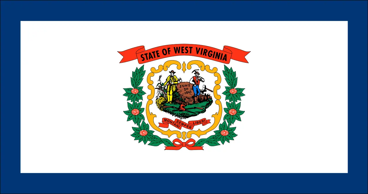 Флаг штата Западная Вирджиния