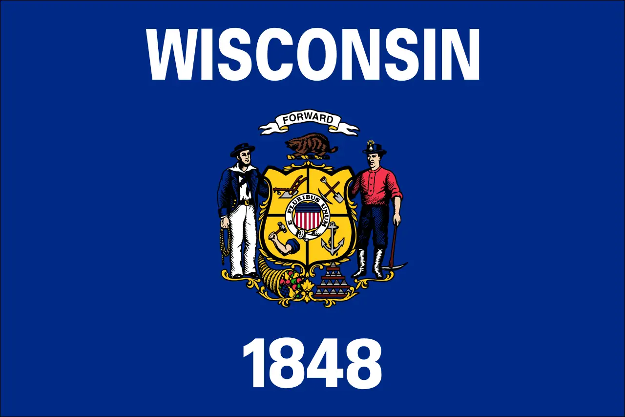 Флаг штата Висконсин
