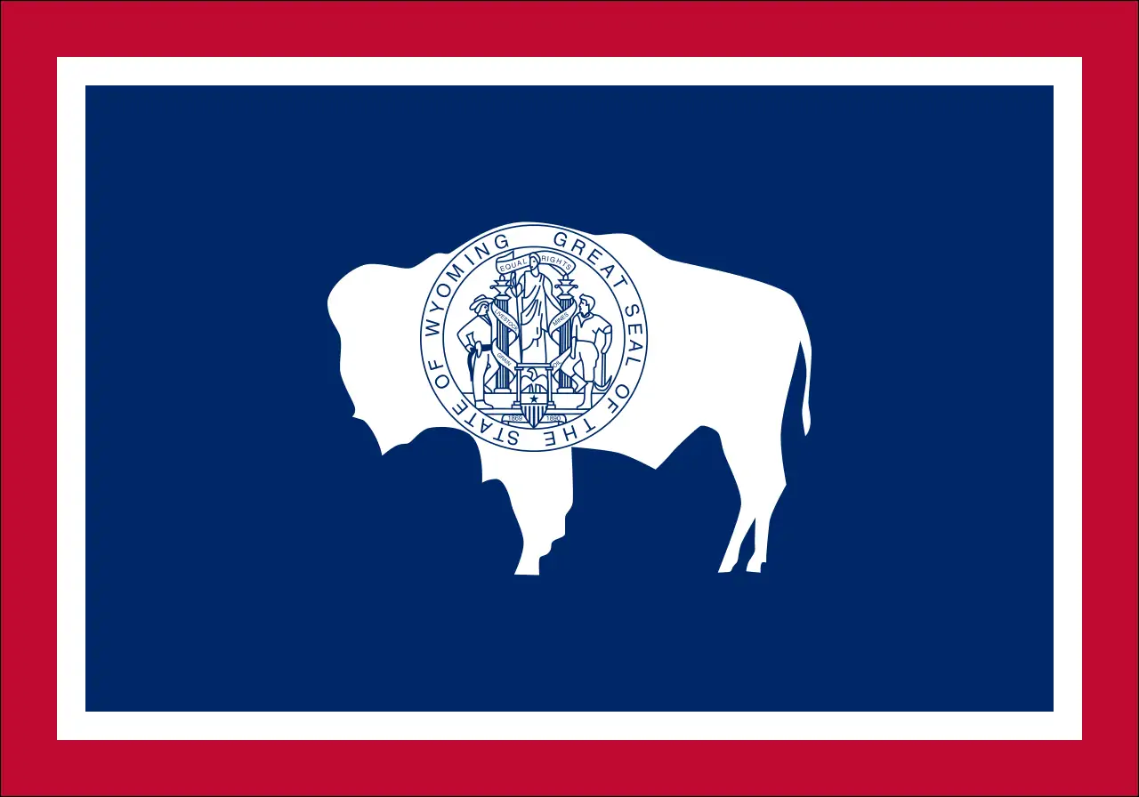 Флаг штата Вайоминг
