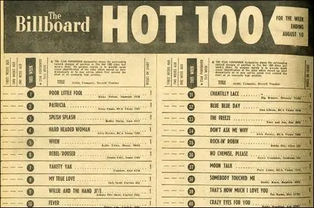 Первый хит-парад Billboard Hot 100
